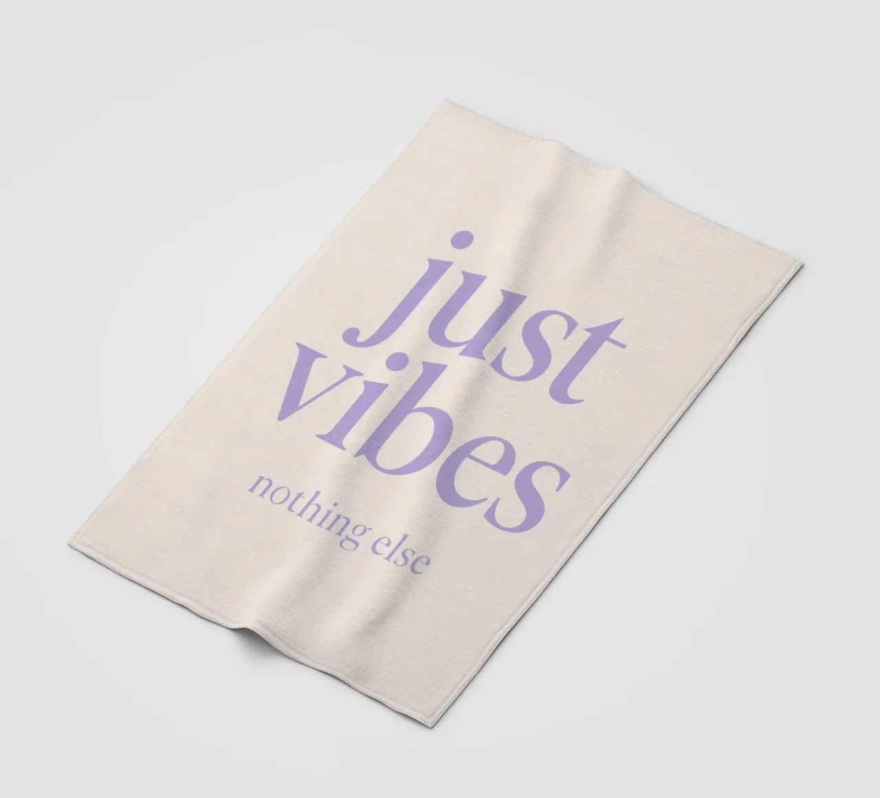 Nothing But Vibes coperta in pile da QuooodZ by MooodzArt