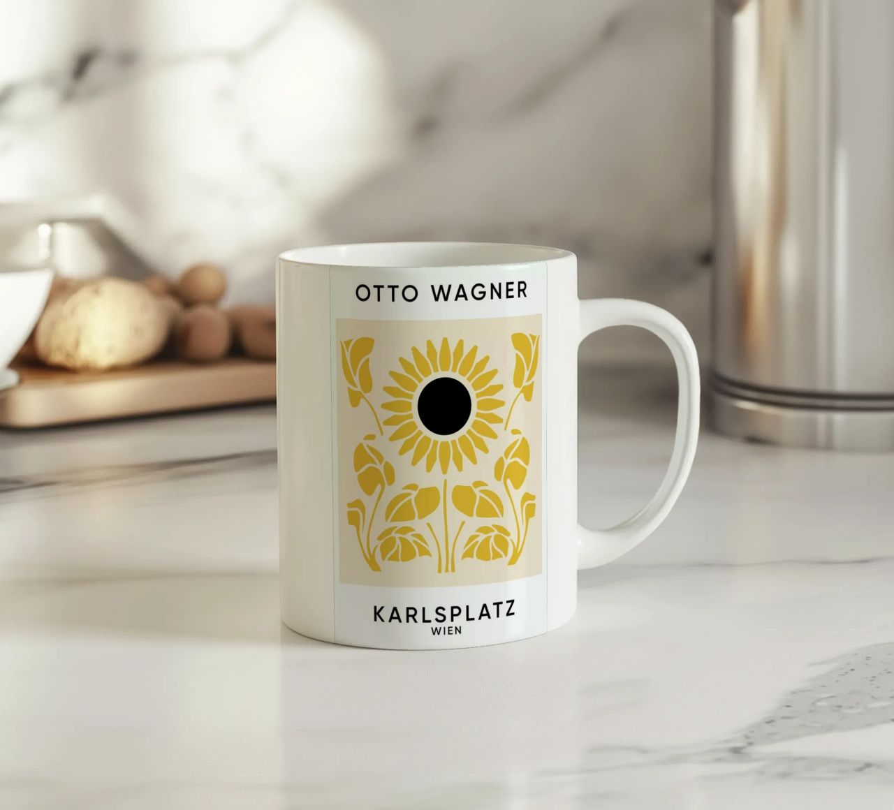 Karlsplatz Wien tazza in ceramica da Florent Bodart