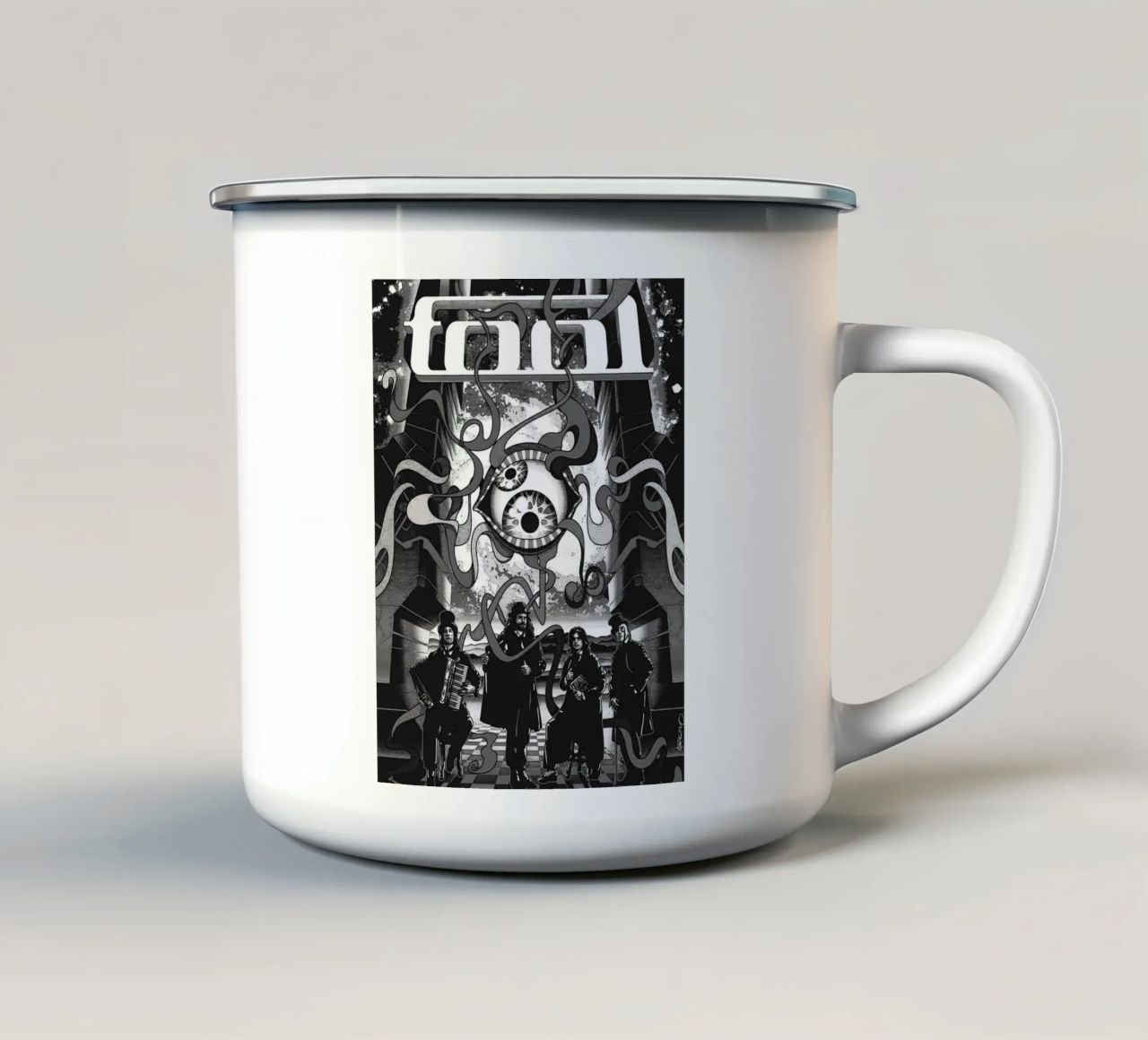tool band art tazza in smalto da vanhesling