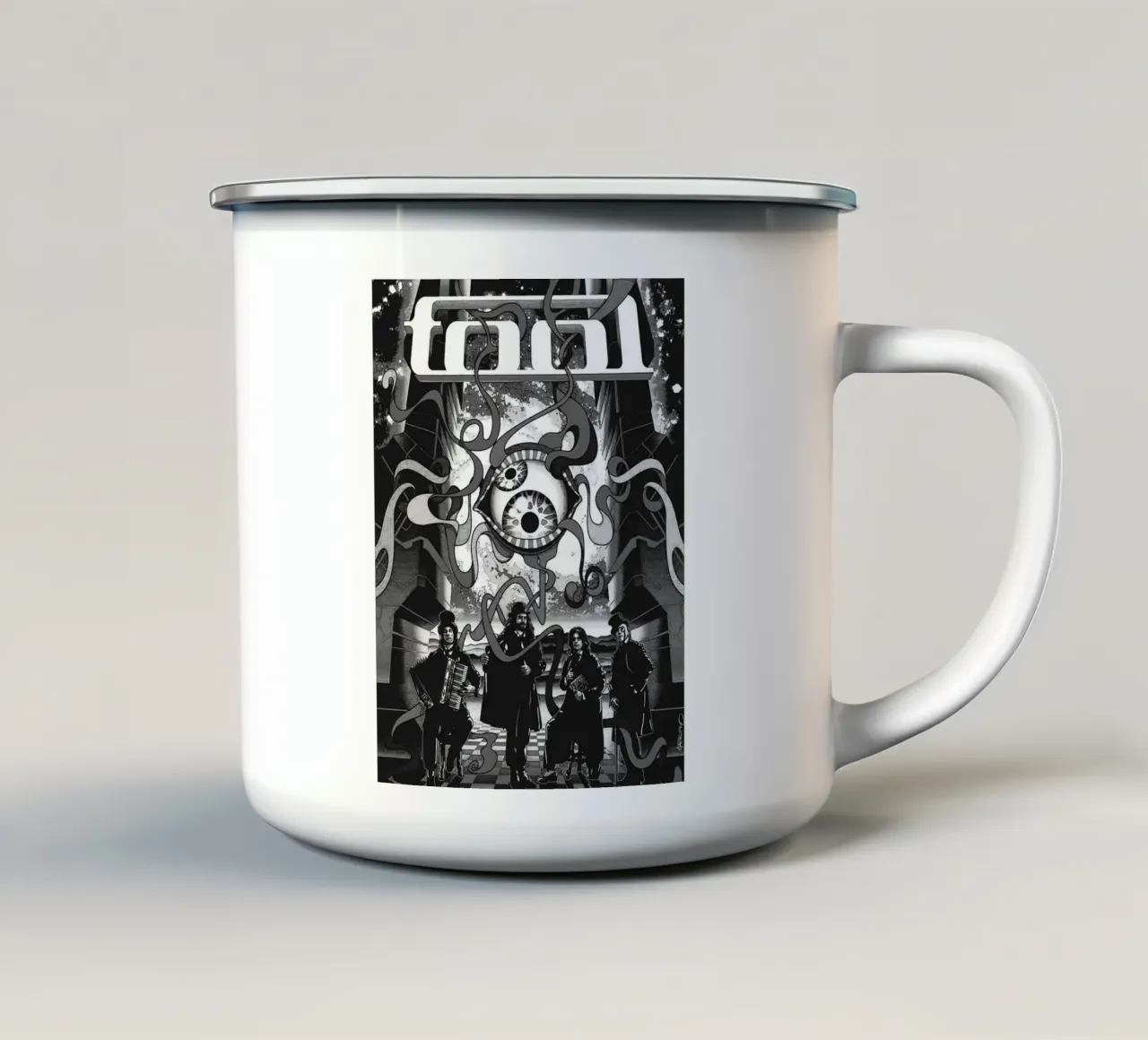 tool band art tazza in smalto da vanhesling