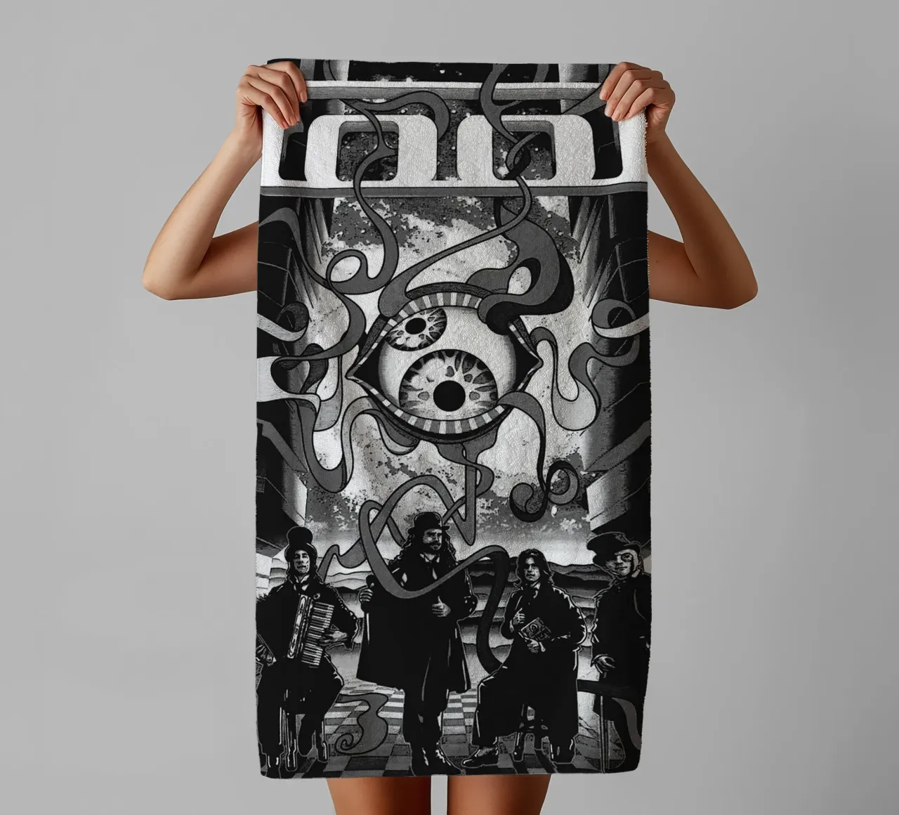 tool band art towel by vanhesling