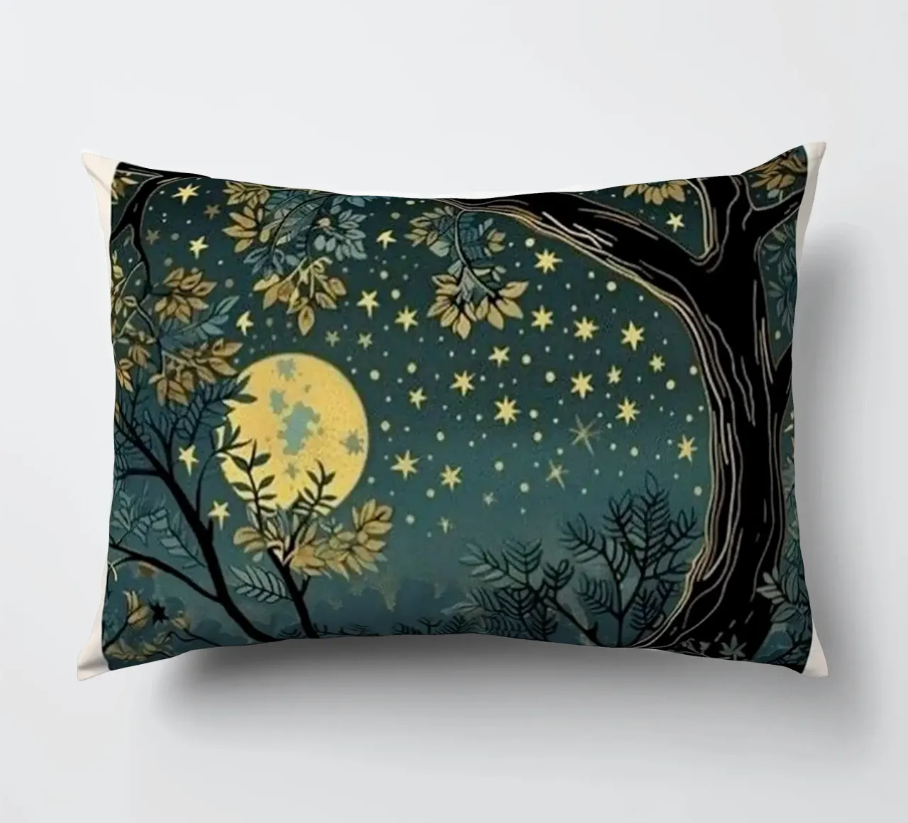 luna e stelle di notte william morris cuscino da komo store