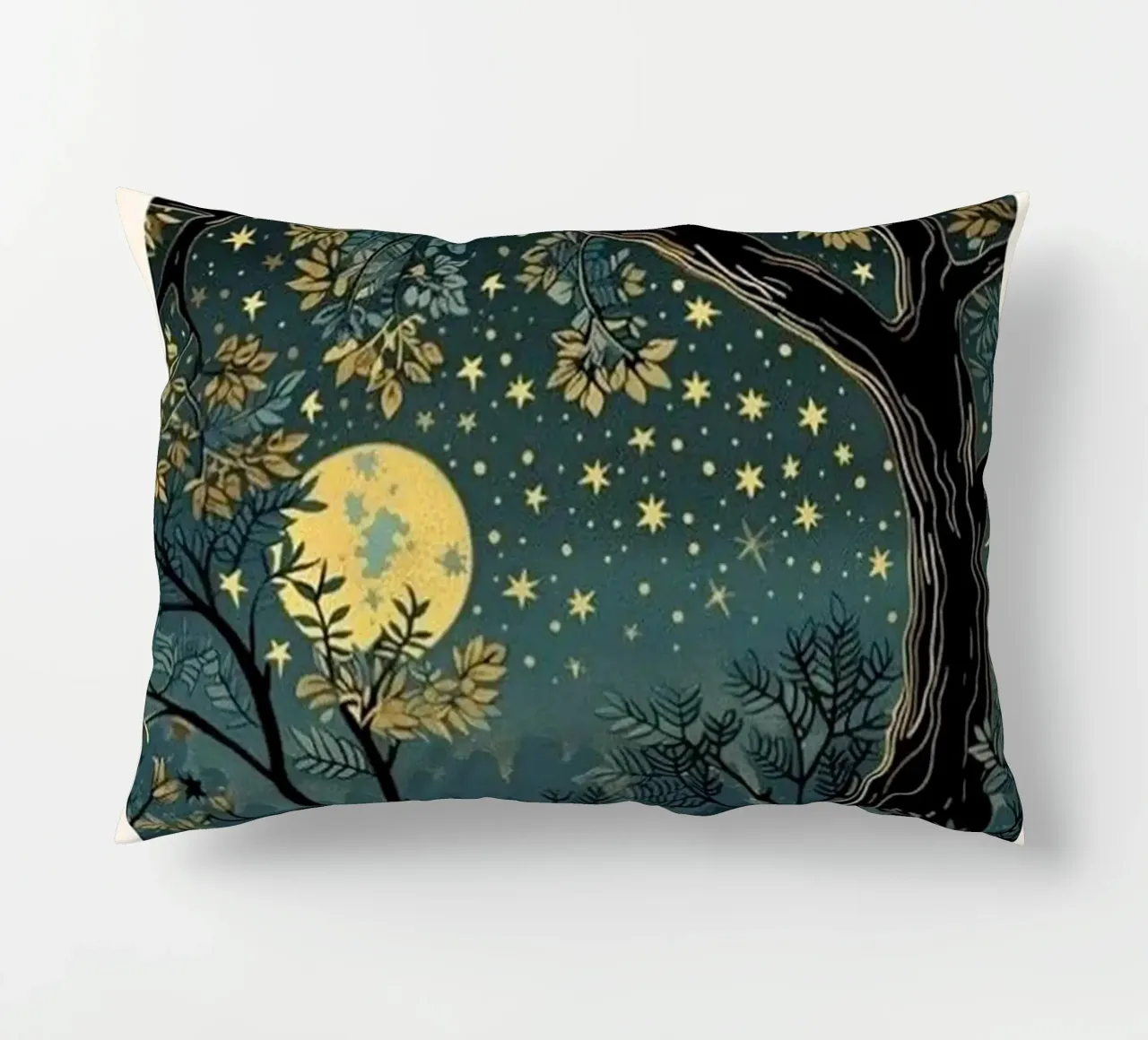 luna e stelle di notte william morris cuscino da komo store