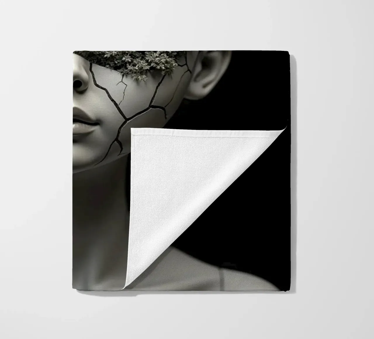 The Afterthought Garden beach towel by Dustlight Atelier