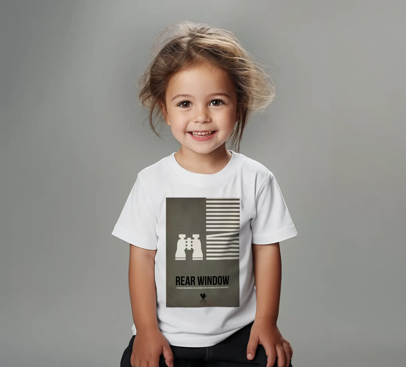 Rear Window t-shirt bambini da Naxart