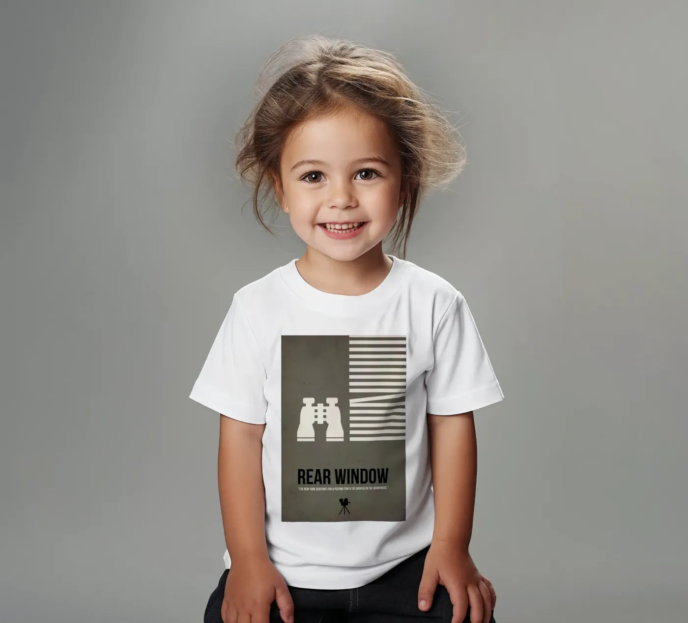 Rear Window t-shirt bambini da Naxart