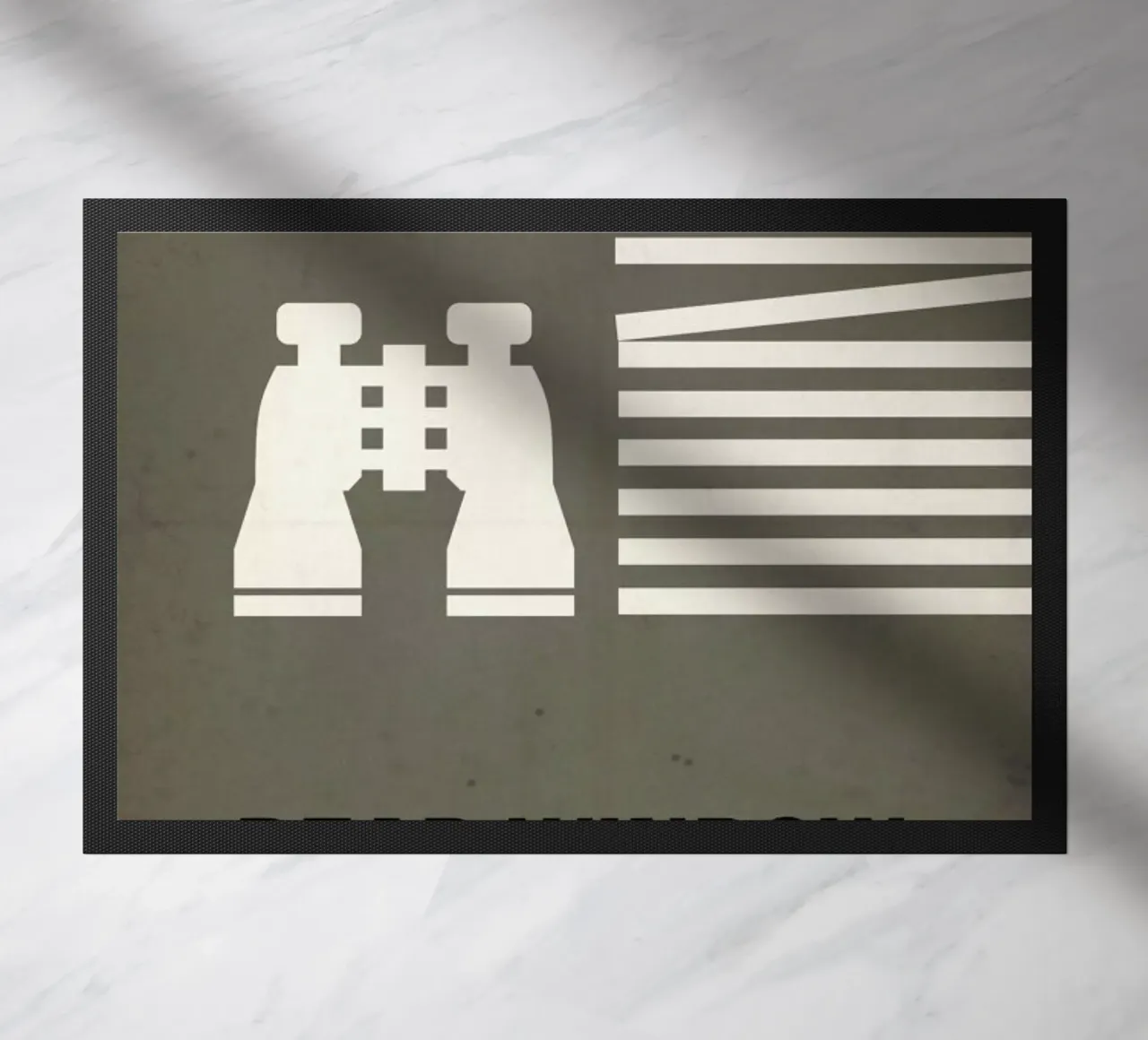 Rear Window doormat by Naxart