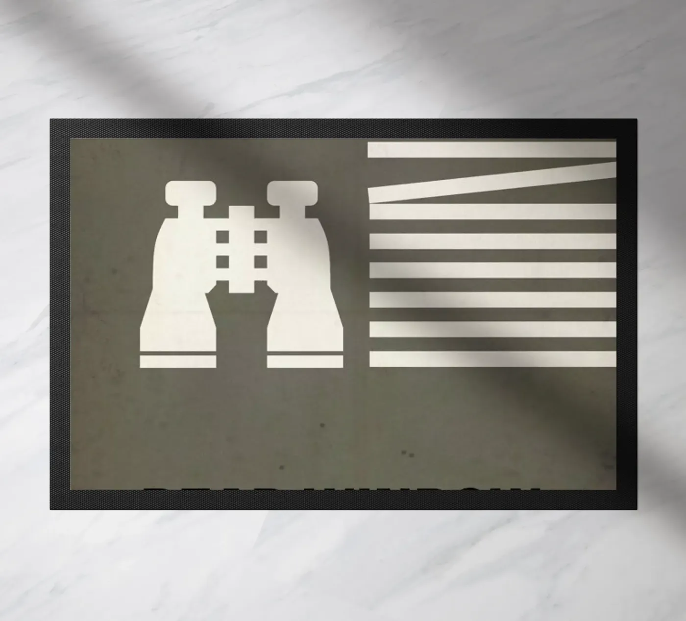 Rear Window doormat by Naxart