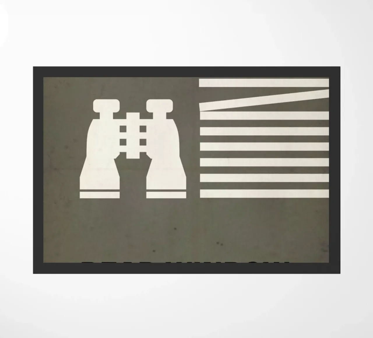 Rear Window doormat by Naxart