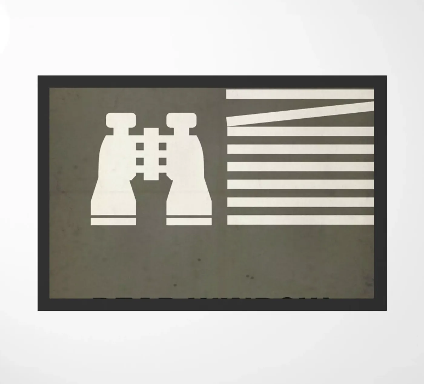 Rear Window doormat by Naxart