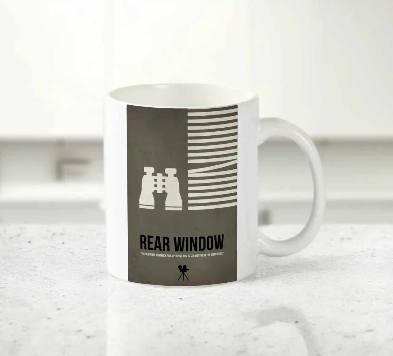 Rear Window tazza in ceramica da Naxart
