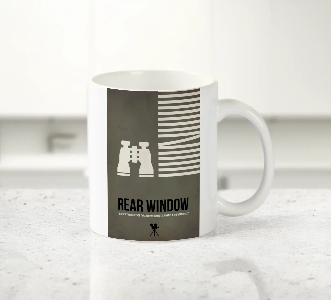 Rear Window ceramic mug by Naxart
