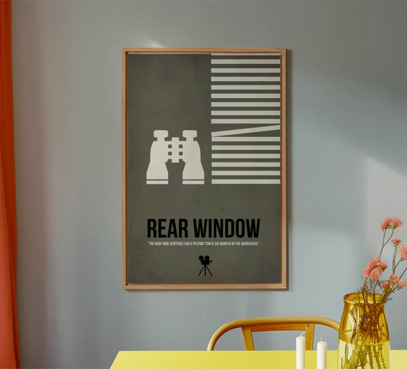 Rear Window forex plate by Naxart