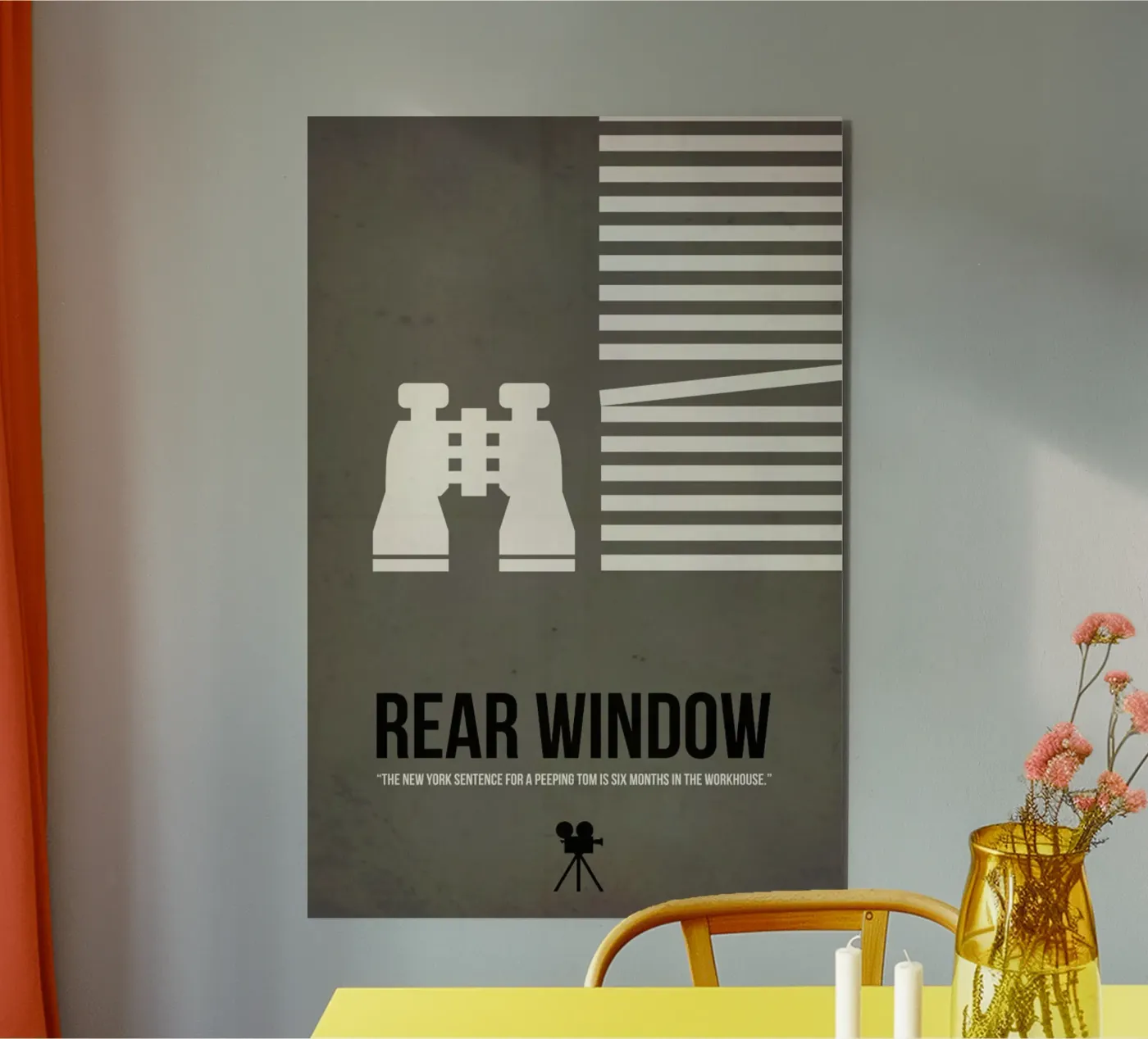 Rear Window forex plate by Naxart