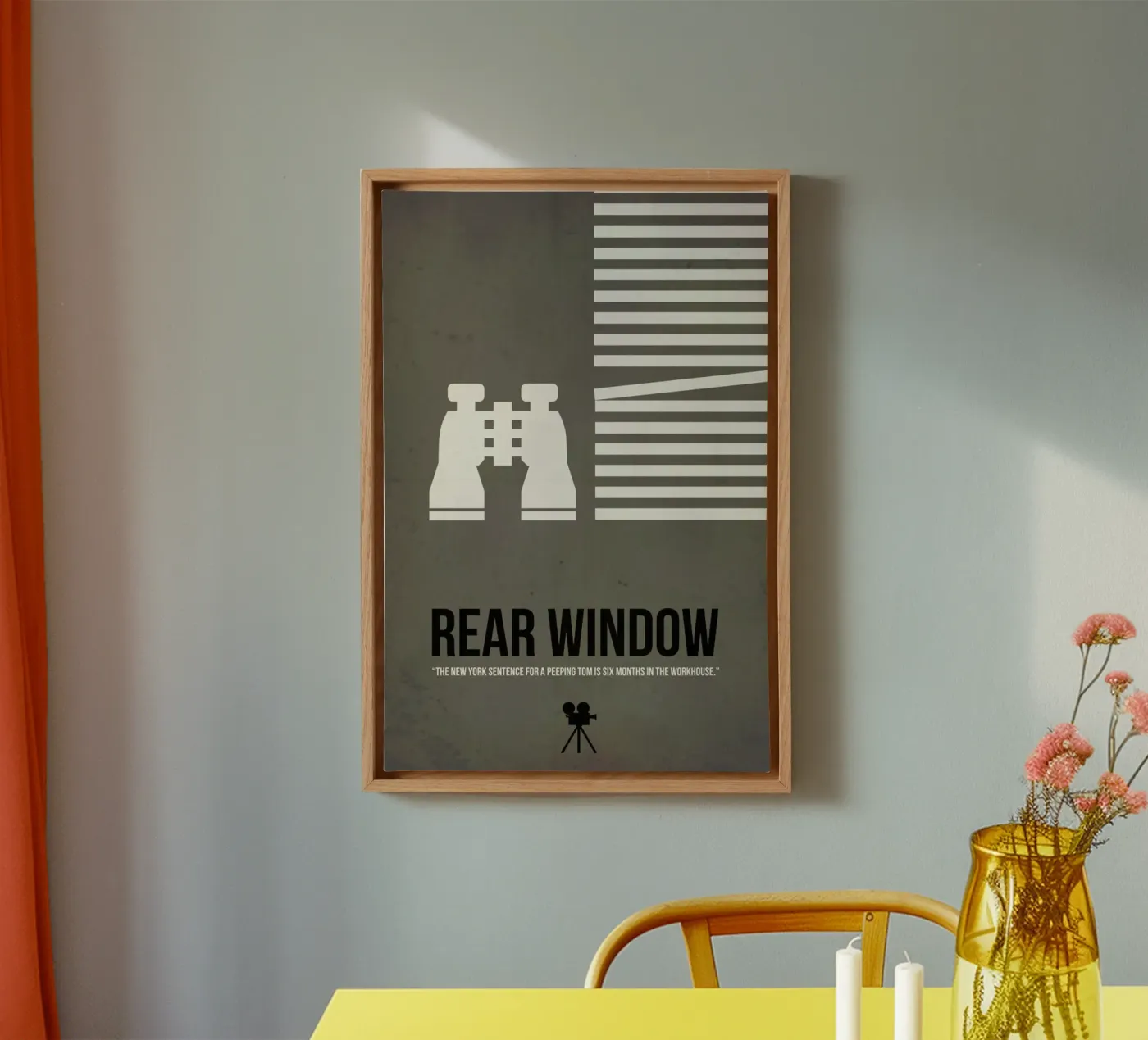 Rear Window tela da Naxart