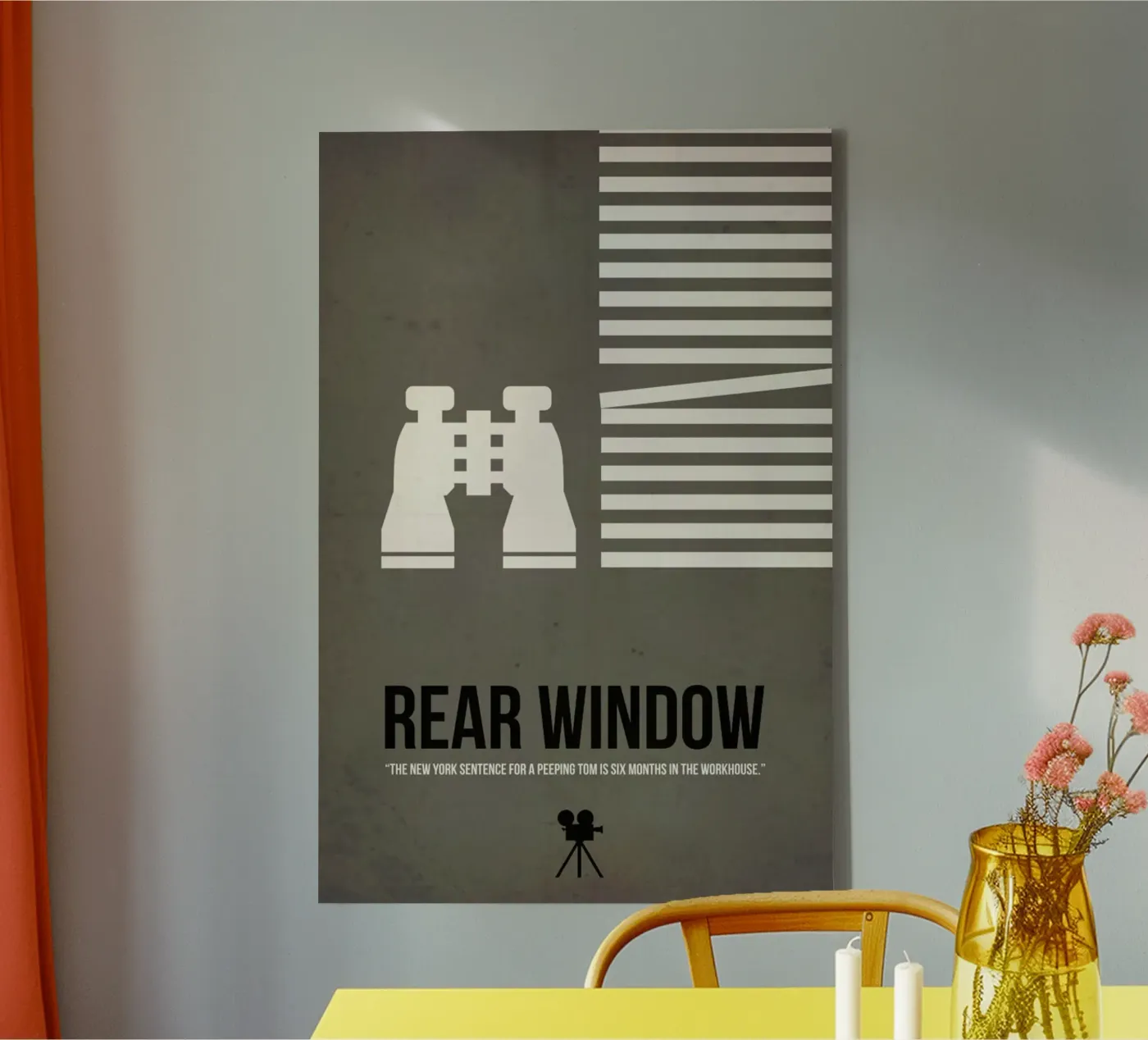 Rear Window tela da Naxart