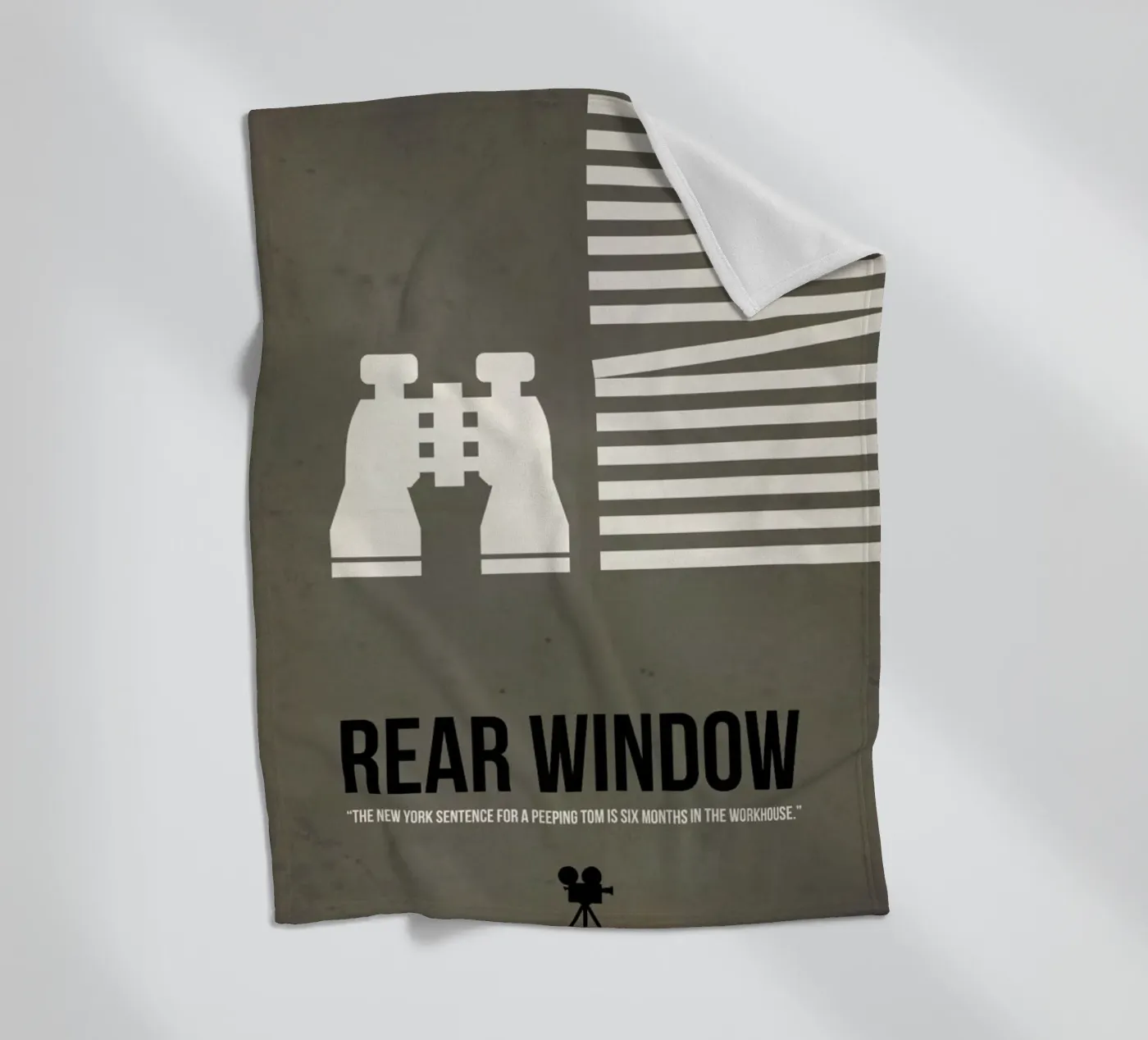 Rear Window Fleecedecke von Naxart