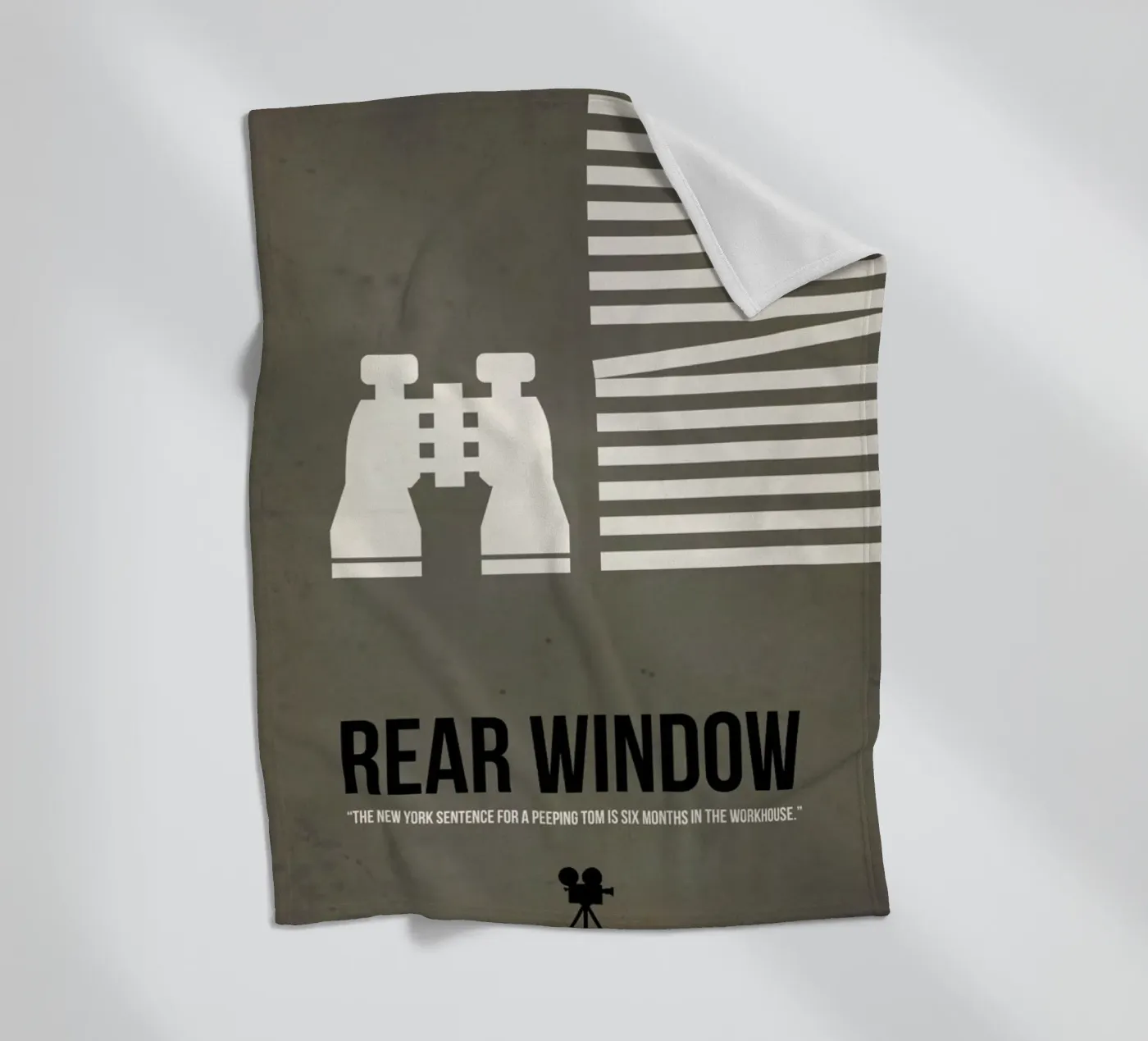 Rear Window fleecedeken van Naxart