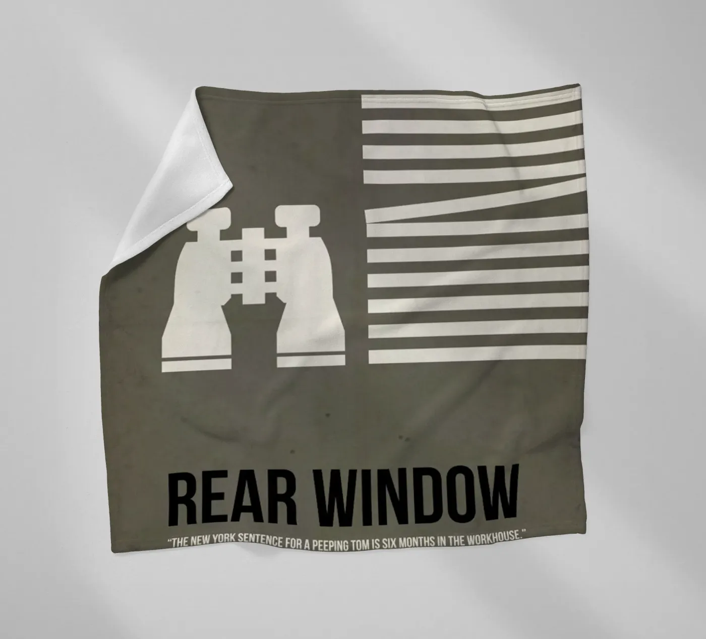 Rear Window fleecedeken van Naxart