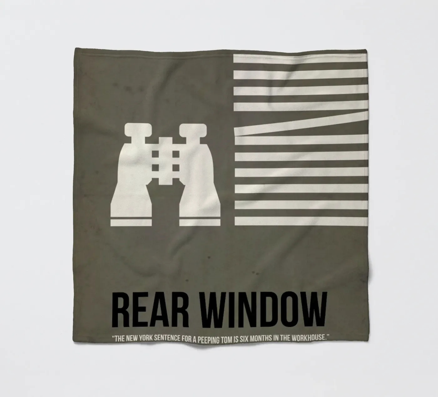 Rear Window fleecedeken van Naxart