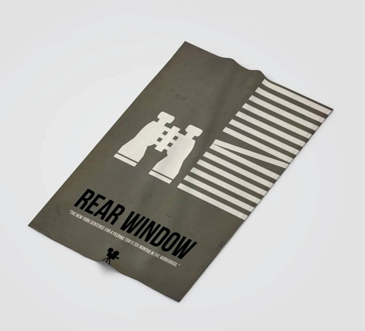 Rear Window Fleecedecke von Naxart