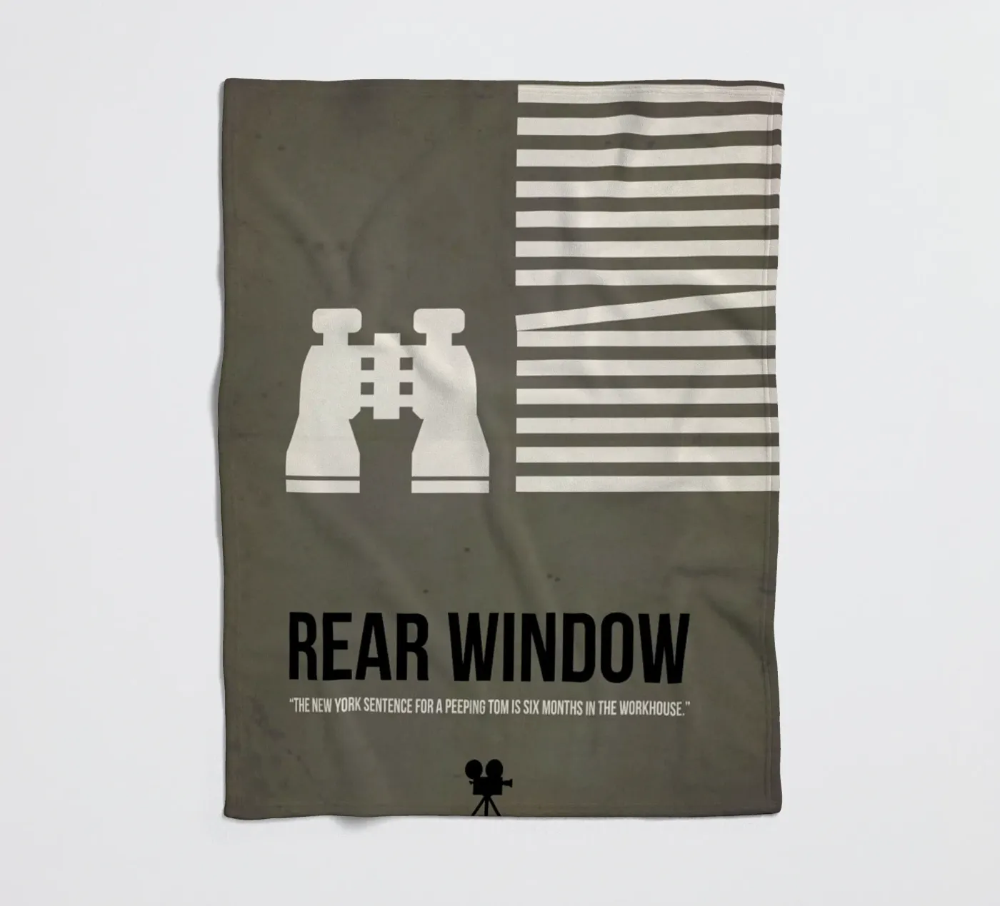 Rear Window fleecedeken van Naxart