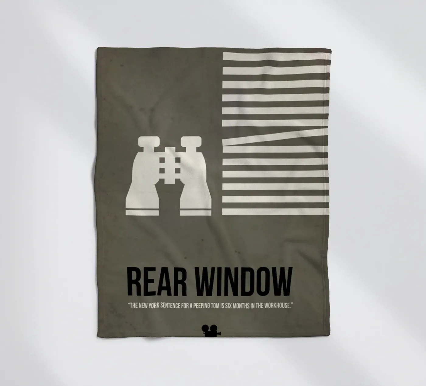 Rear Window Fleecedecke von Naxart