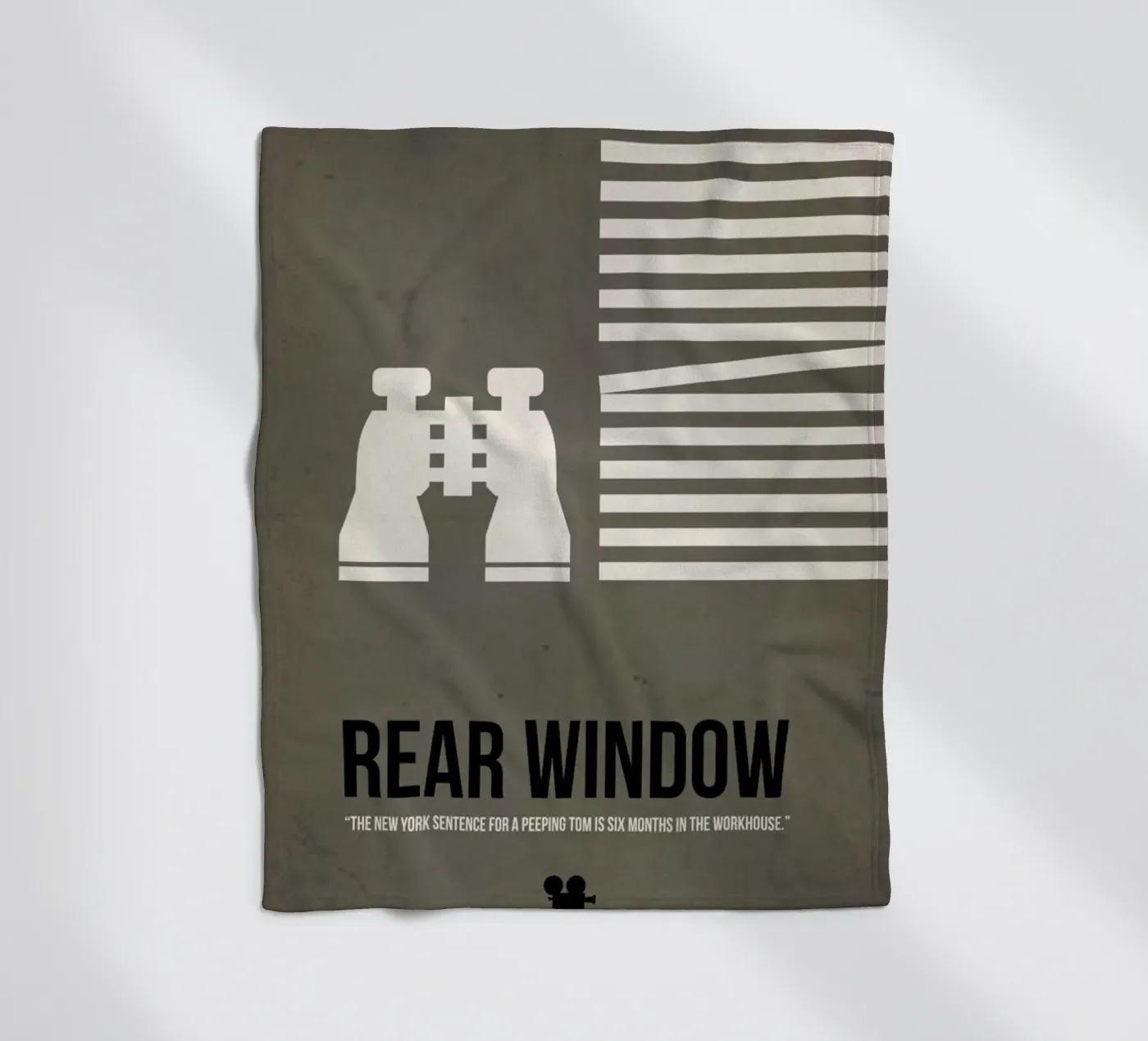 Rear Window fleecedeken van Naxart