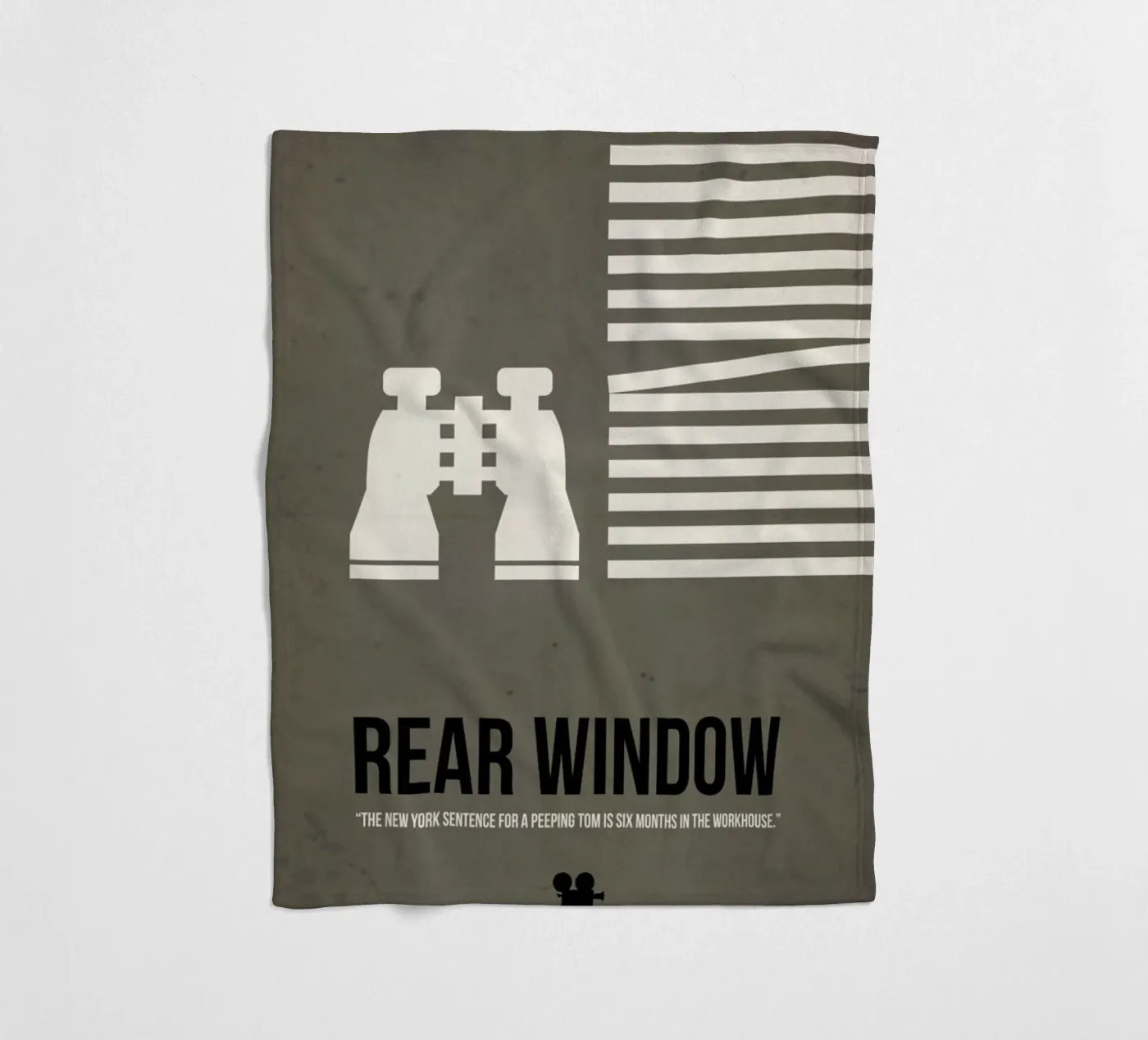 Rear Window Fleecedecke von Naxart
