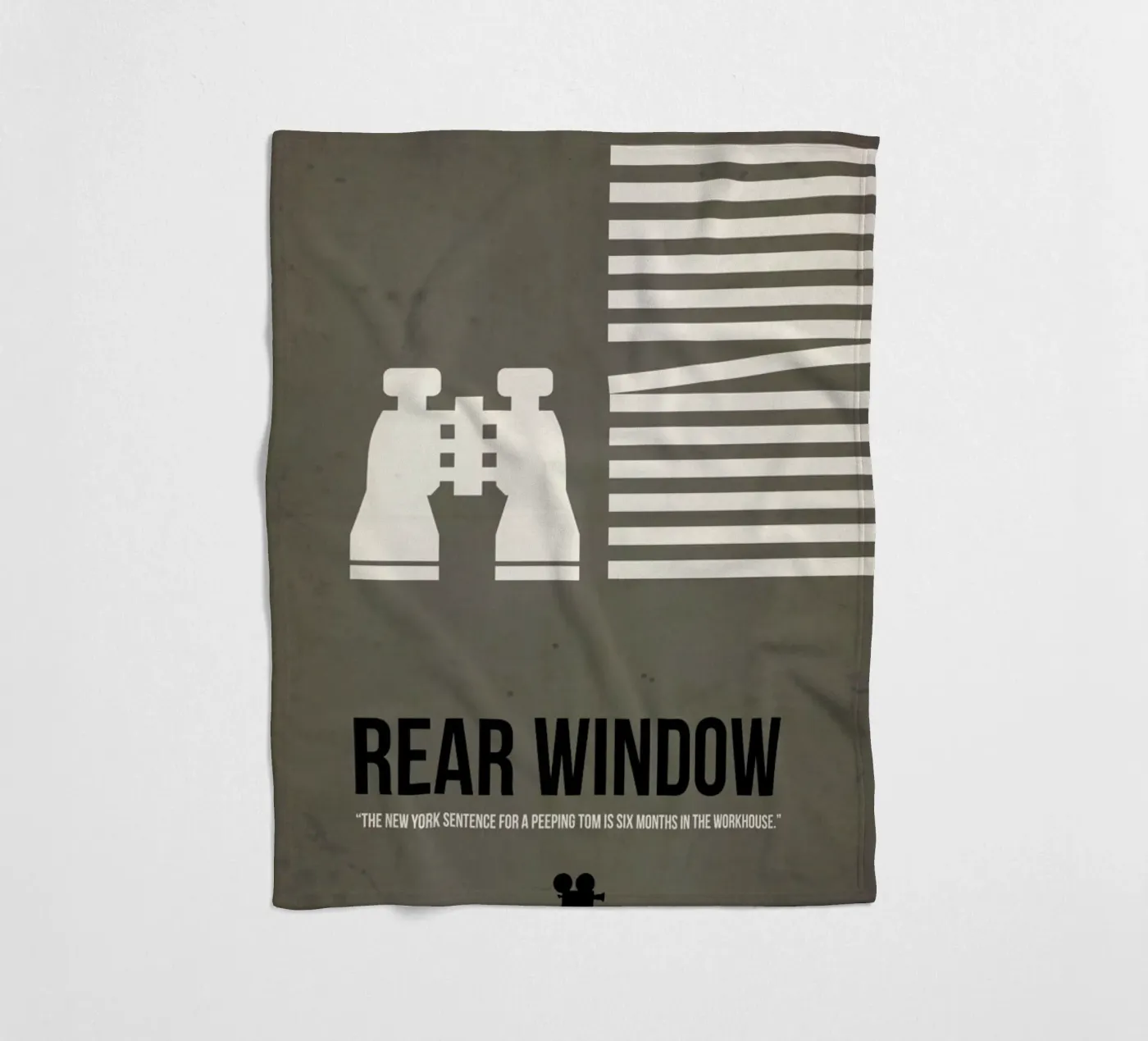 Rear Window fleecedeken van Naxart