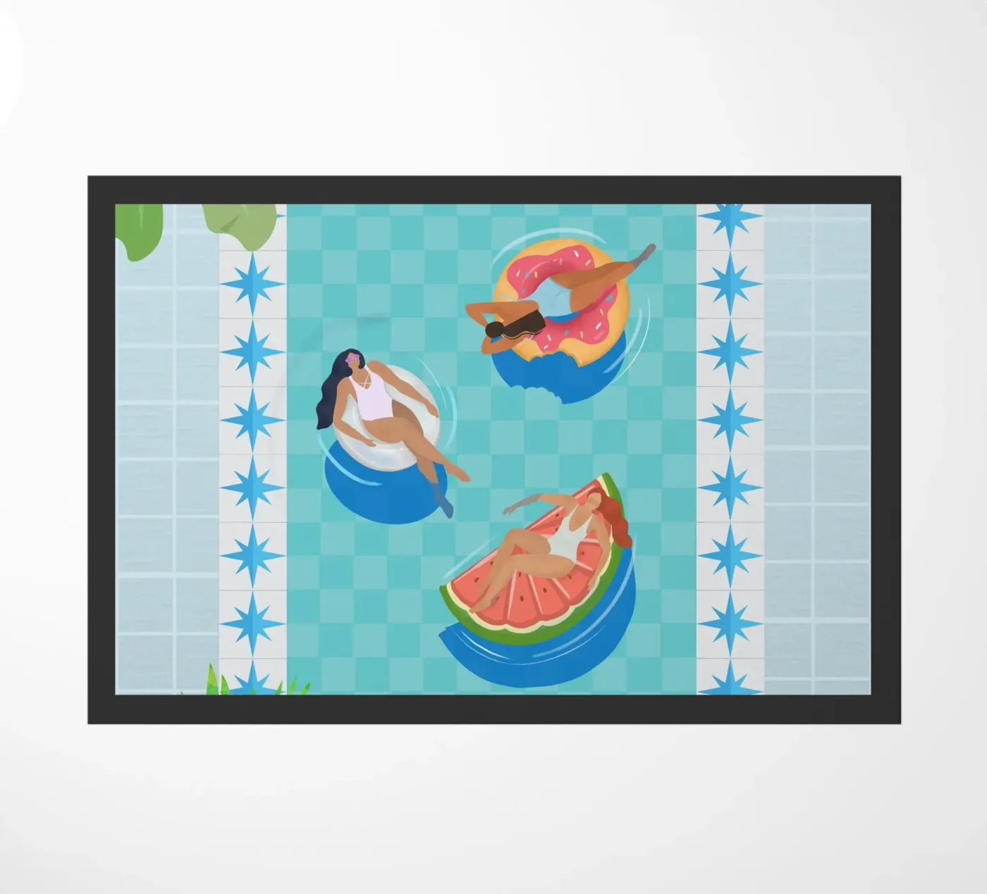 Pool Party deurmat van PetrArts