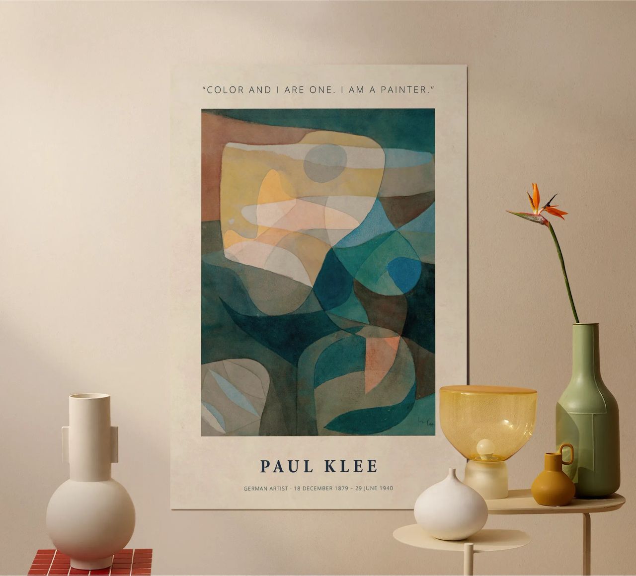 Color And I Are One poster by Mirei Aguerro