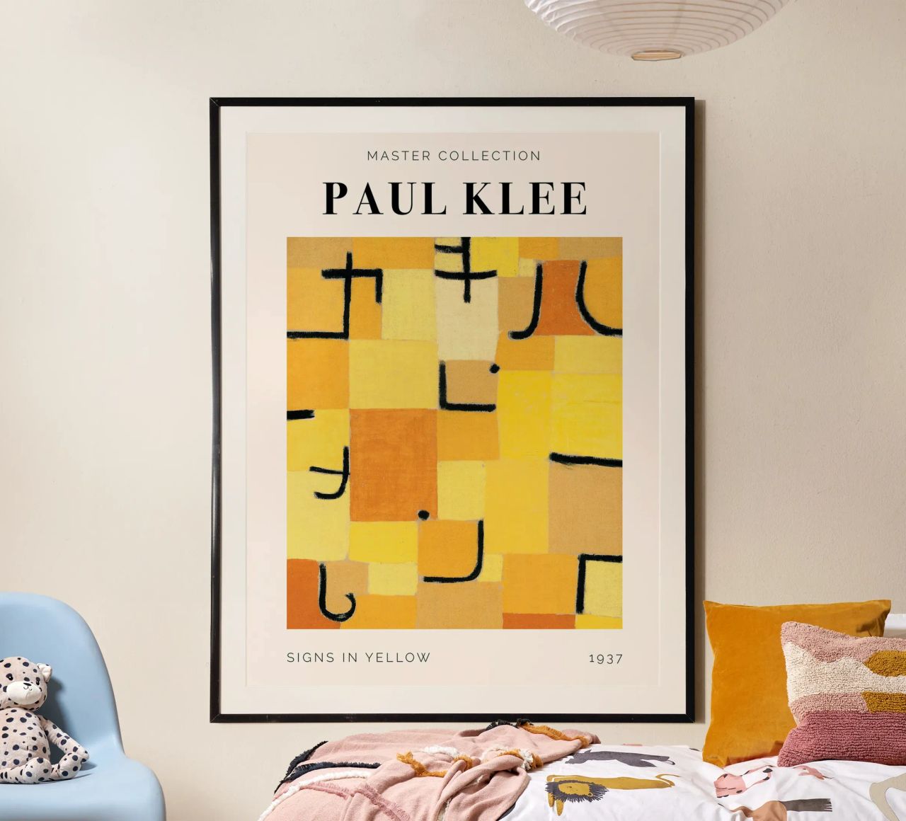 Signs In Yellow poster by Mirei Aguerro