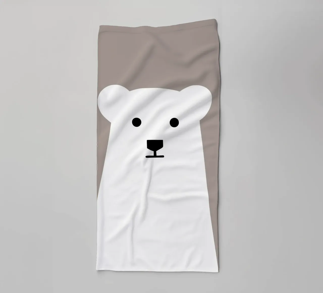 Animale della nursery - orso asciugamano da bagno da Little Dean