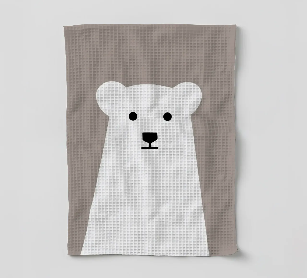 Nursery animal - bear tea towel by Little Dean