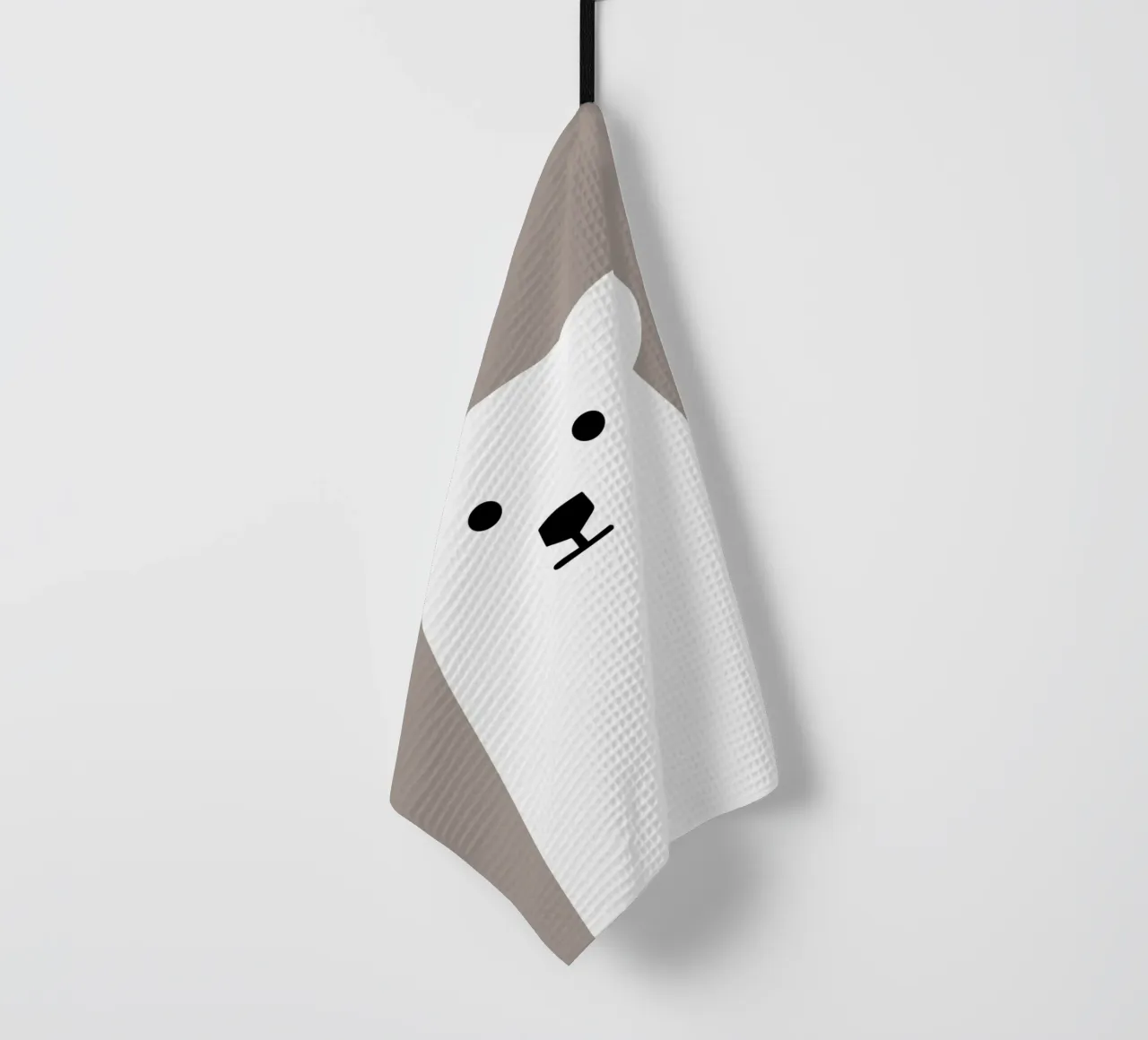 Nursery animal - bear tea towel by Little Dean