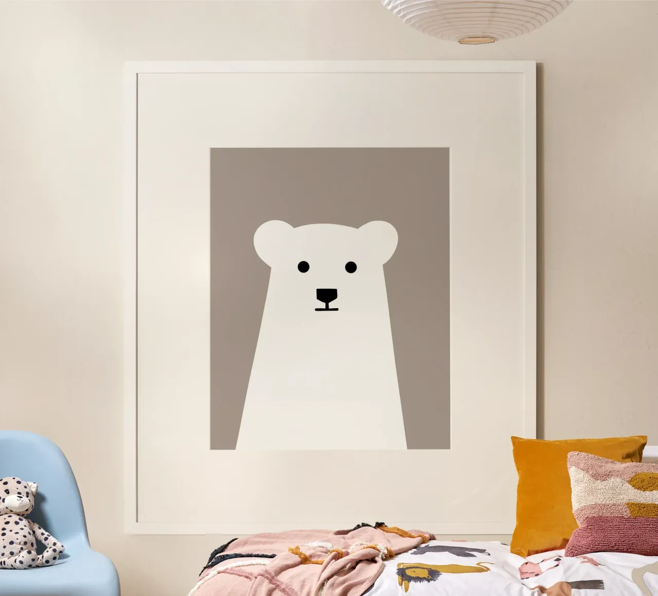 Animale della nursery - orso carta hahnemühle da Little Dean