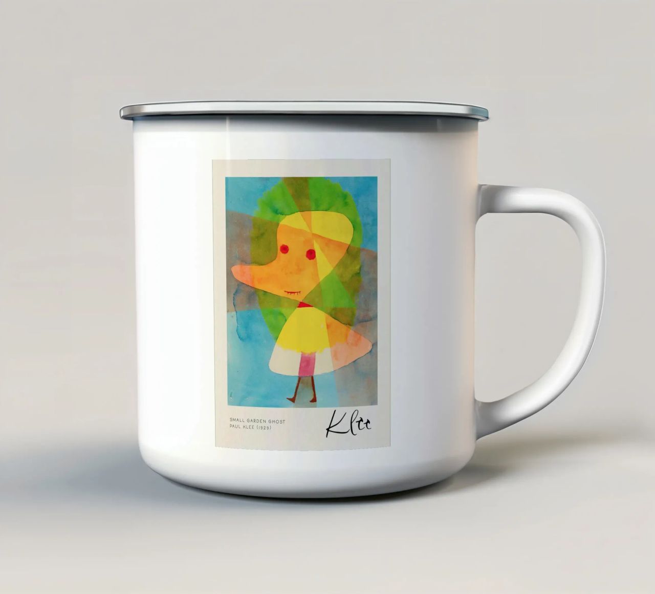 Small Garden Ghost tazza in smalto da Mirei Aguerro