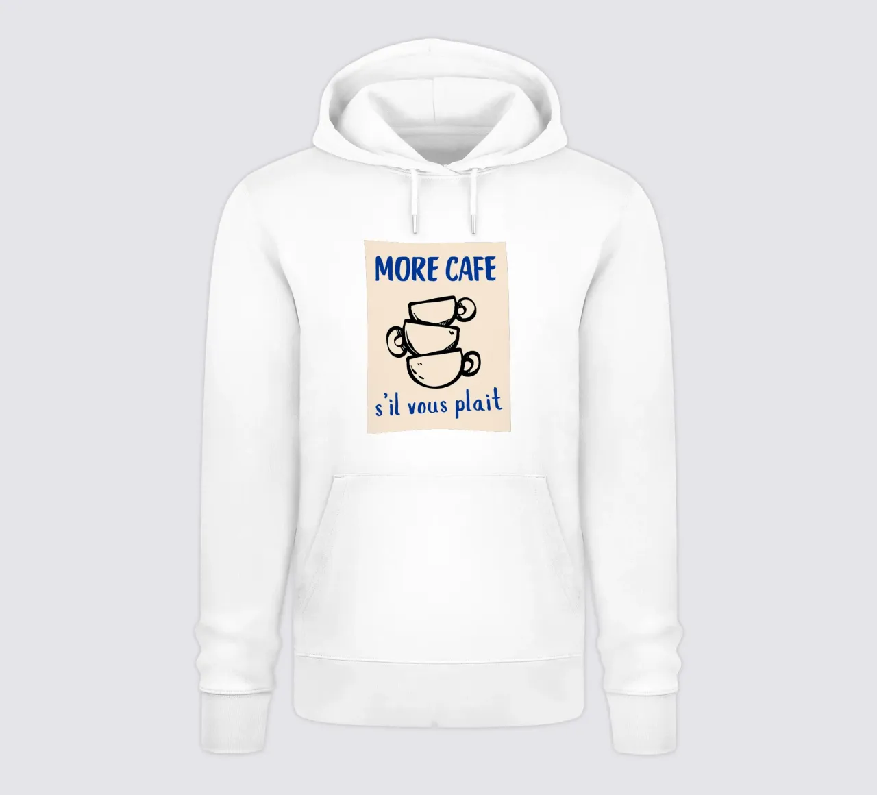 Altro Café S'il Vous Plaît felpa con cappuccio da pdigitalprints