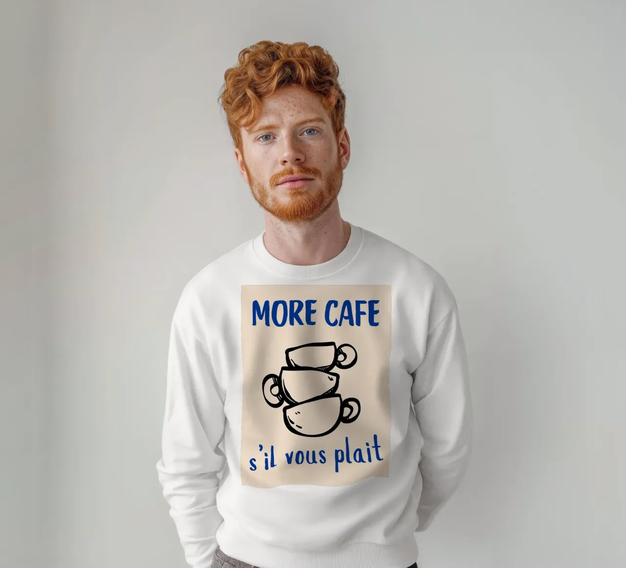 Altro Café S'il Vous Plaît felpa da pdigitalprints