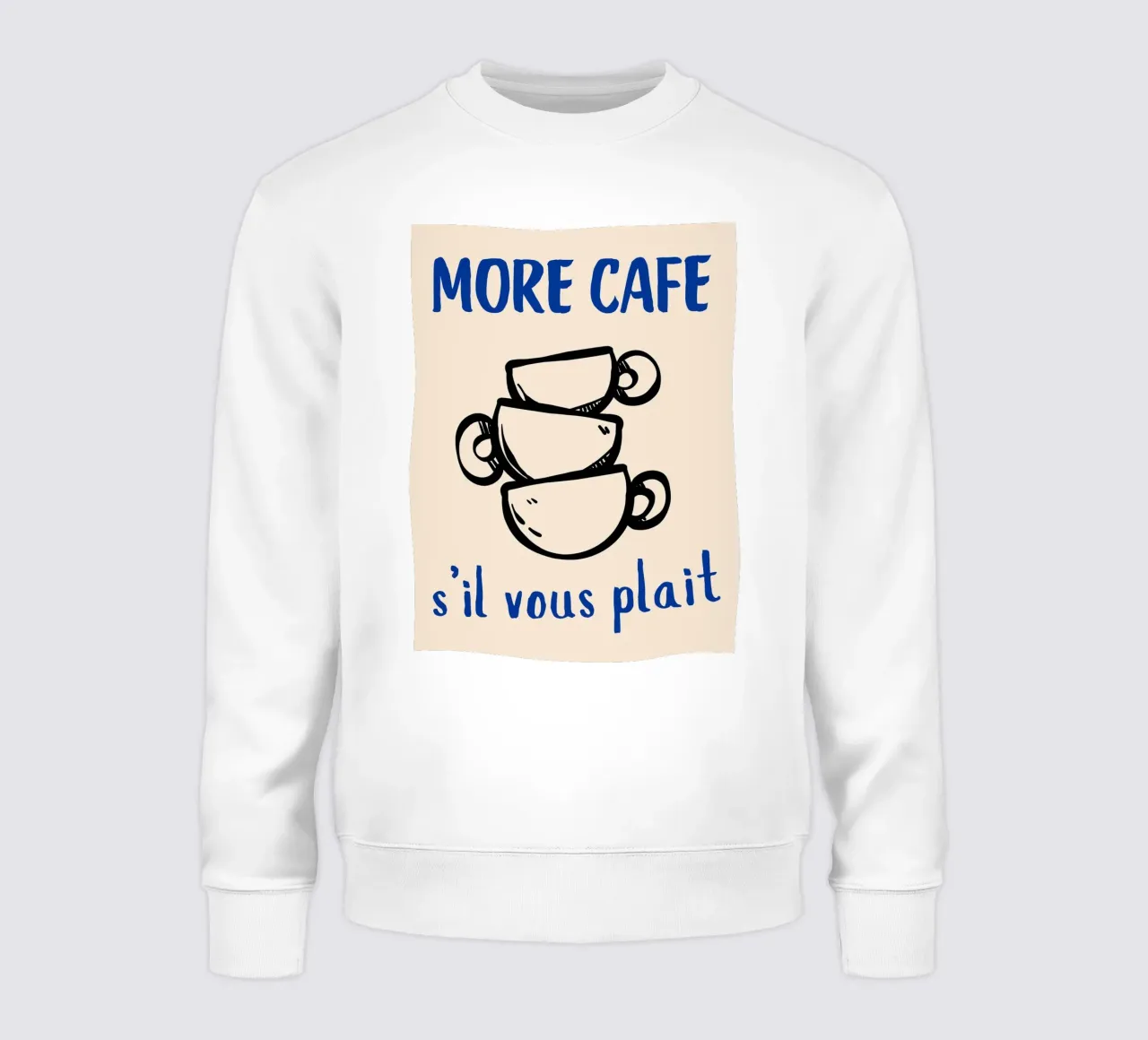 Altro Café S'il Vous Plaît felpa da pdigitalprints