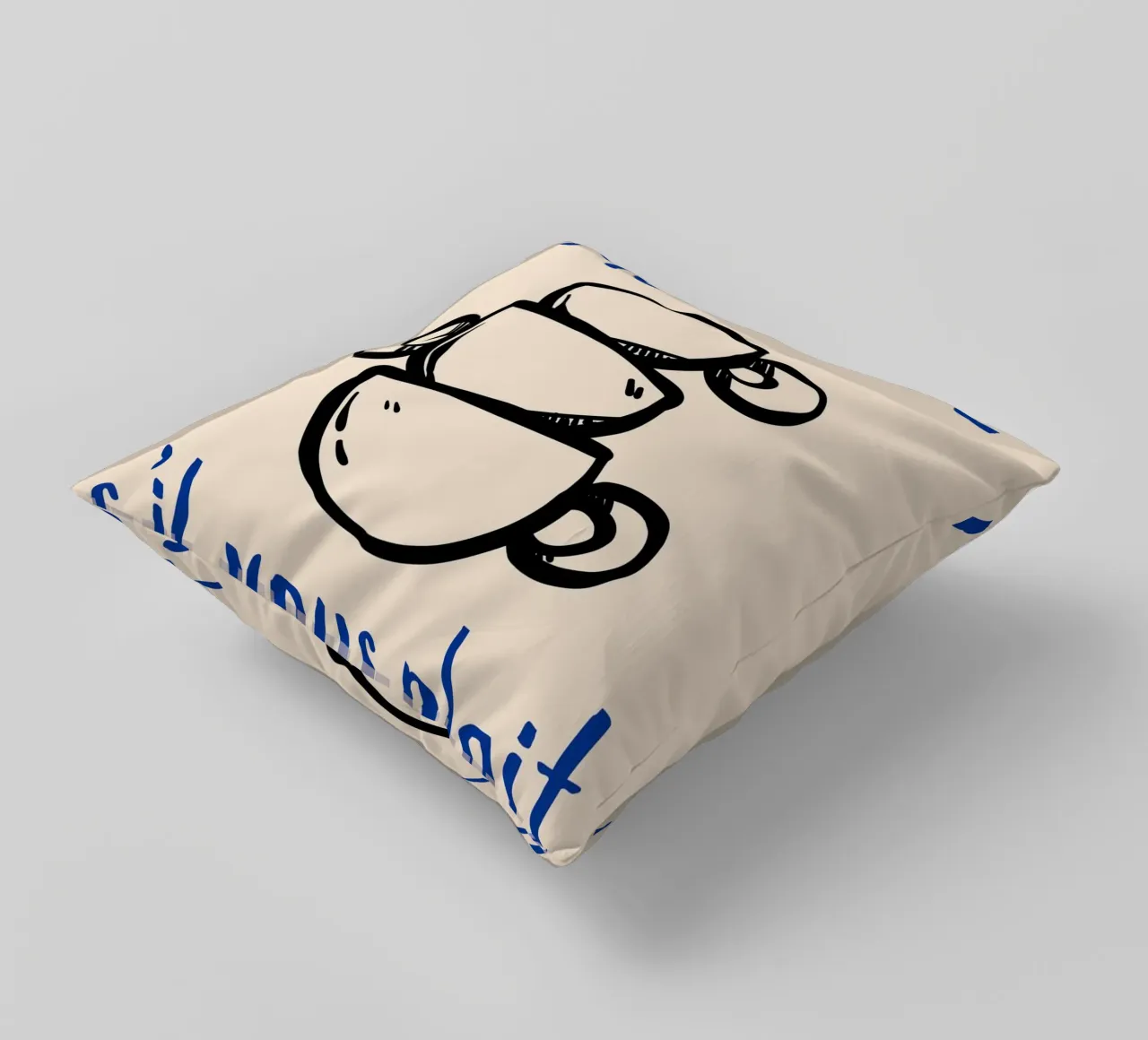 Altro Café S'il Vous Plaît cuscino da pdigitalprints