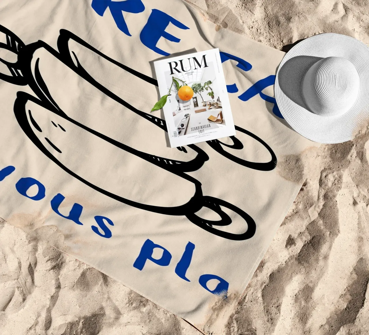 Altro Café S'il Vous Plaît telo mare da pdigitalprints