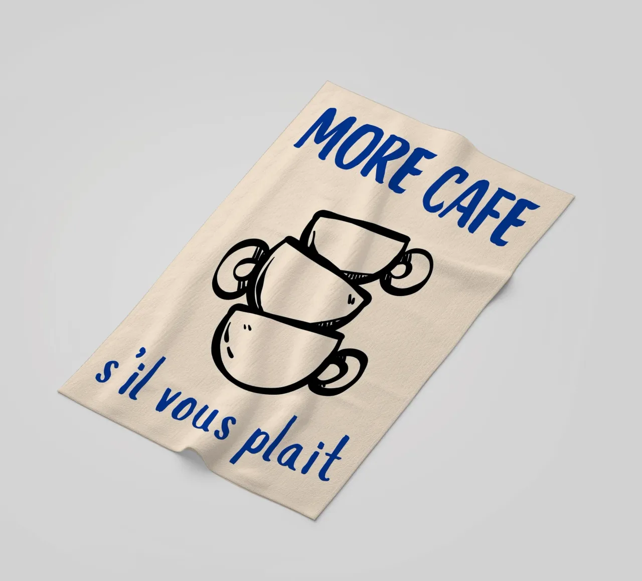 Altro Café S'il Vous Plaît telo mare da pdigitalprints