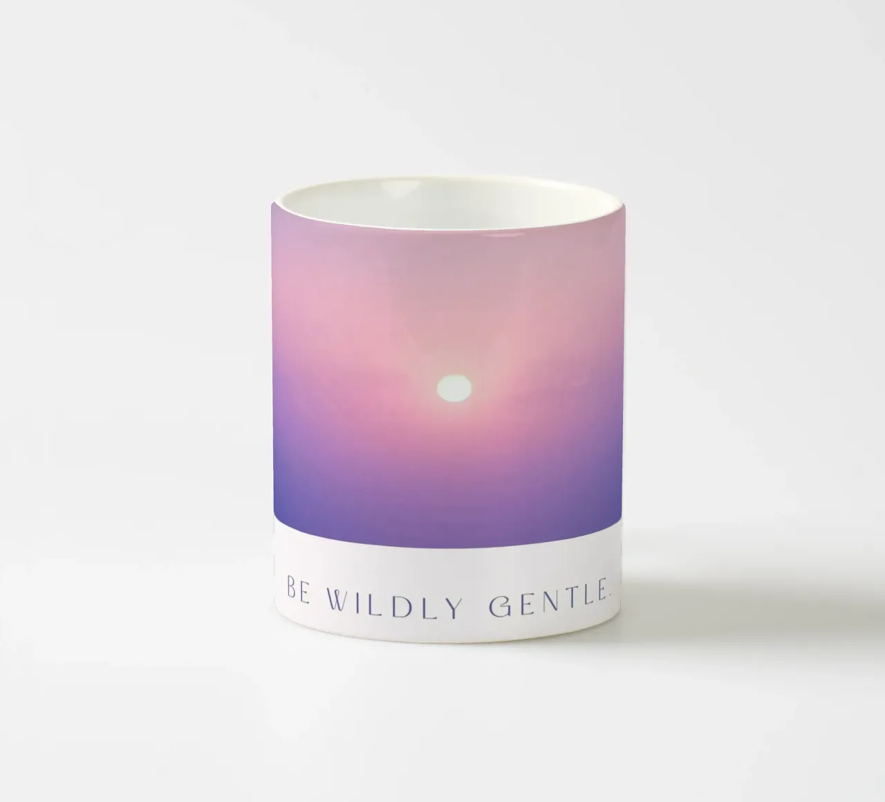 Be wildly gentle tazza in ceramica da treechild