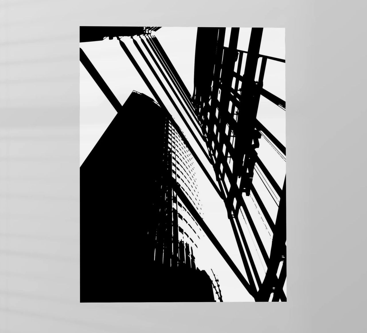 Concrete Geometry: Berlin from Below pellicola backlit da Silhouetica