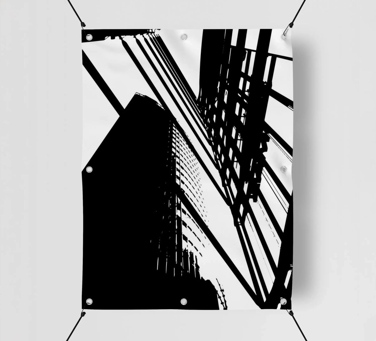 Concrete Geometry: Berlin from Below telo in pvc da Silhouetica