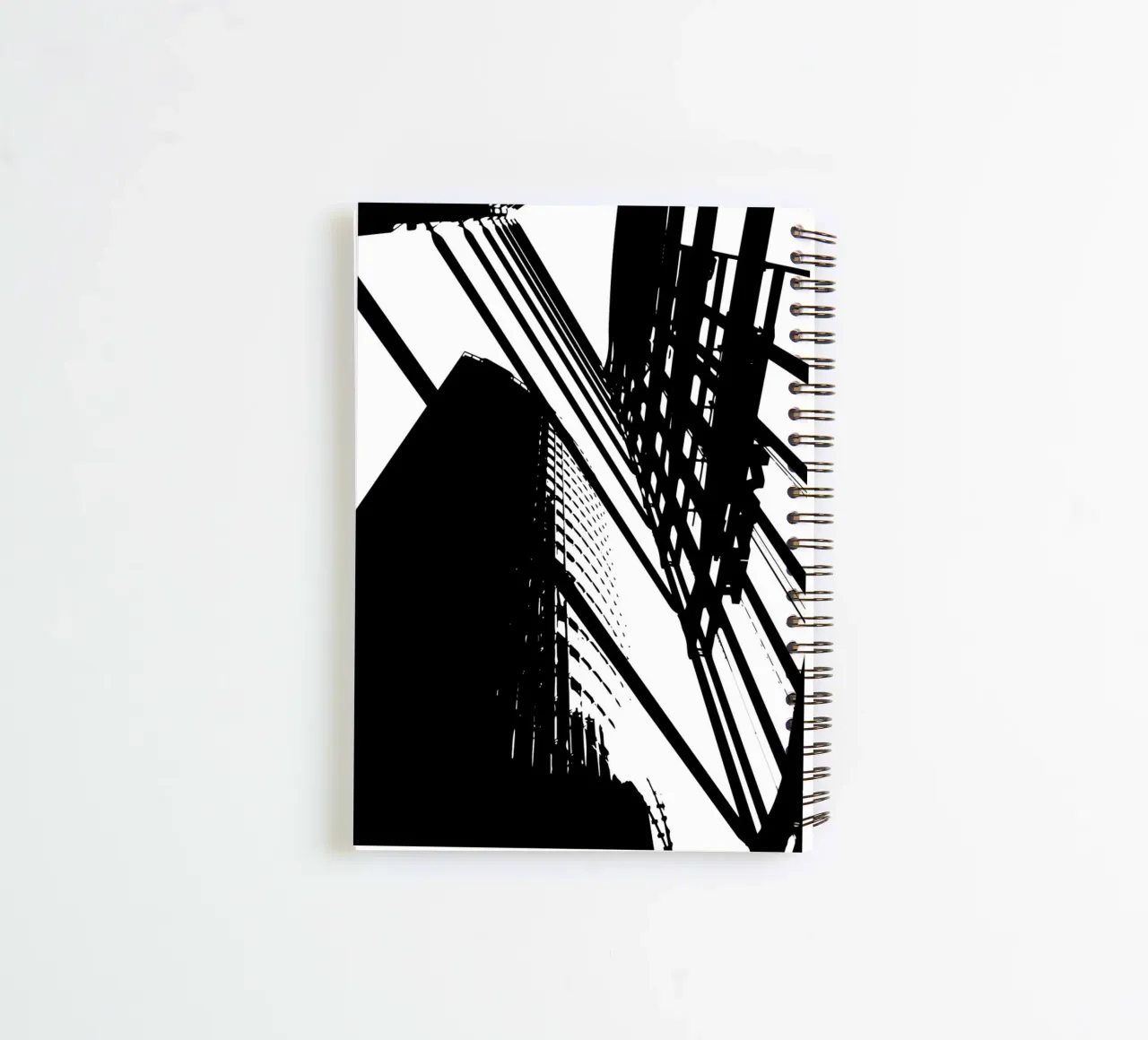 Concrete Geometry: Berlin from Below spiral notebook by Silhouetica