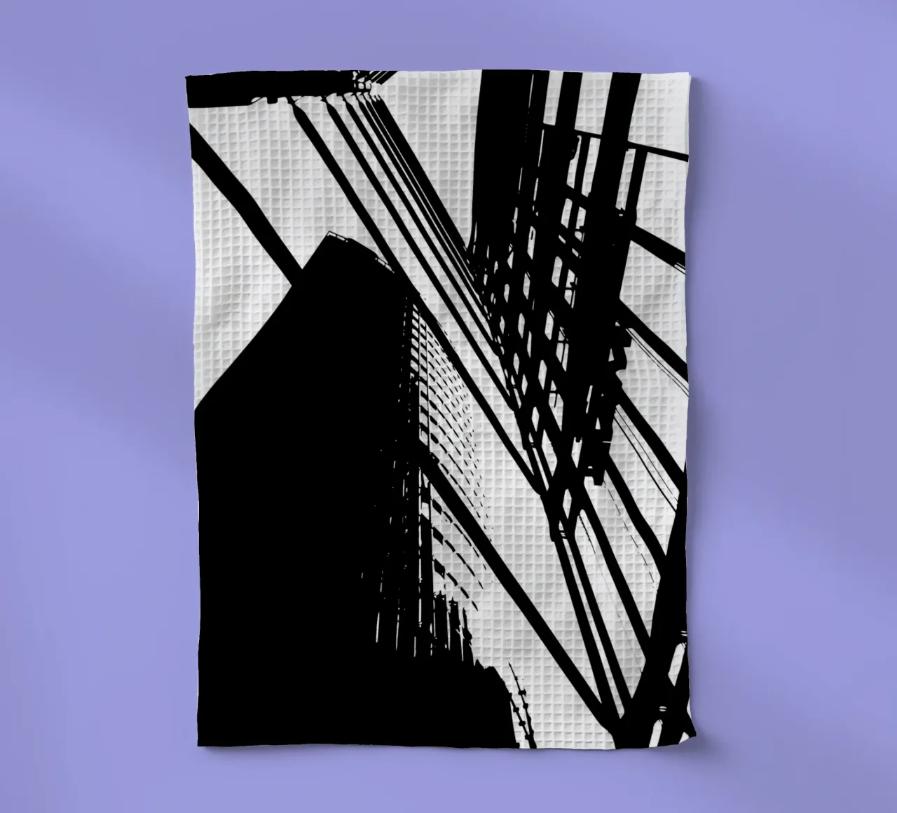 Concrete Geometry: Berlin from Below torchon de Silhouetica