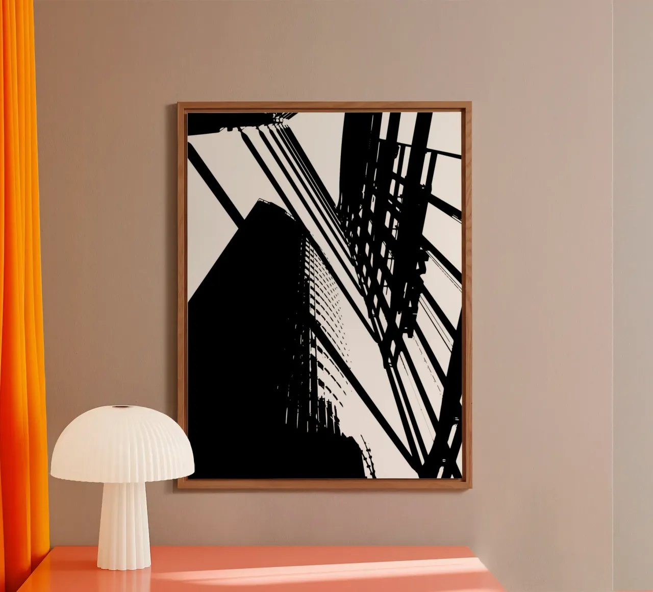 Concrete Geometry: Berlin from Below alluminio dibond da Silhouetica